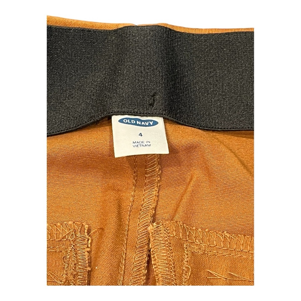 Old Navy Side-Zip Stretch Ankle‎ Pants Size 4 Rust Copper - Picture 4 of 6